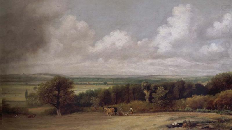 John Constable A ploughing scene in Suffolk china oil painting image